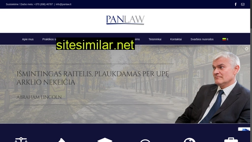 panlaw.lt alternative sites