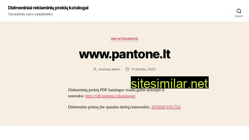 pantone.lt alternative sites