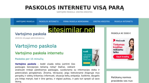 Paskola247 similar sites