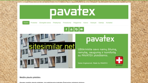 pavatex.lt alternative sites