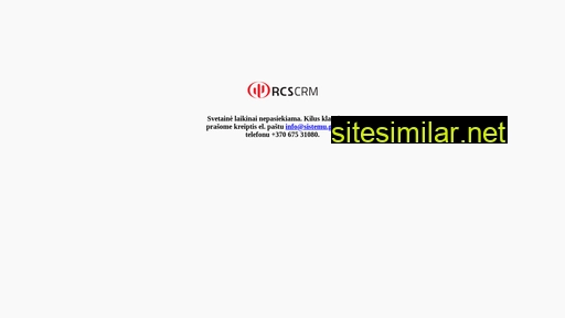 rcs-crm.lt alternative sites