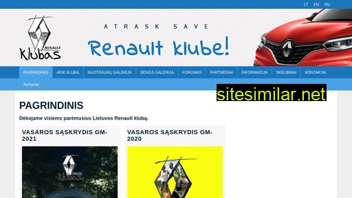 Renaultclub similar sites