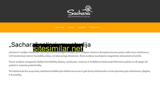 sachara.lt alternative sites