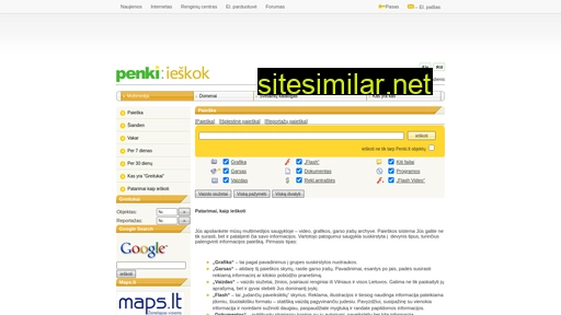 Search similar sites