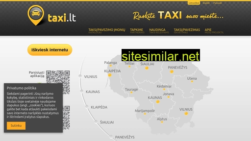 taxi.lt alternative sites