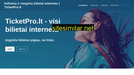ticketpro.lt alternative sites