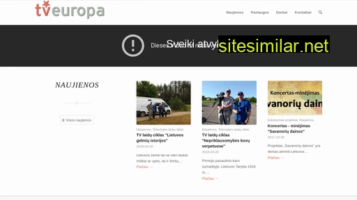 tveuropa.lt alternative sites