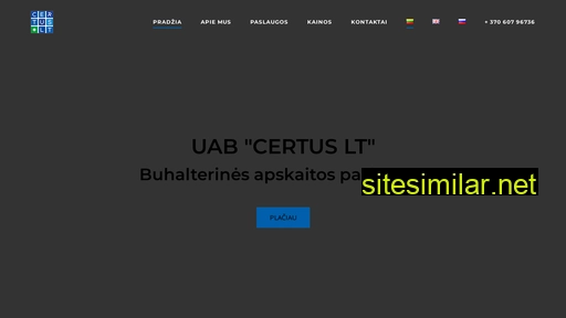 uabcertus.lt alternative sites