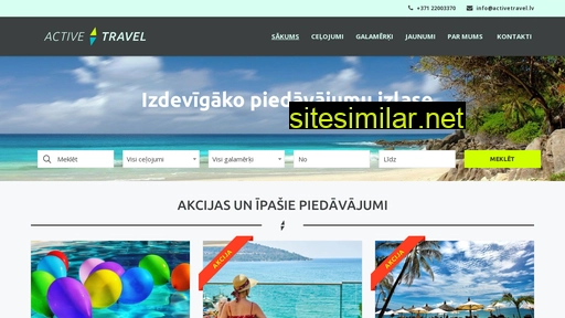activetravel.lv alternative sites