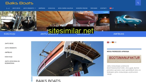 baiksboats.lv alternative sites