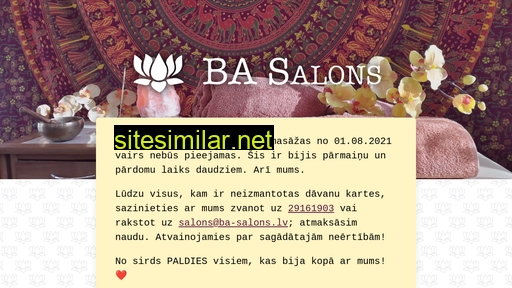 ba-salons.lv alternative sites