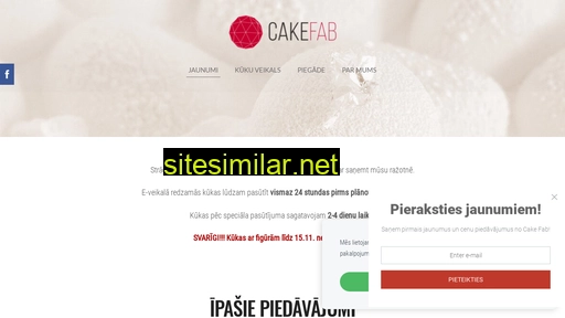 cakefab.lv alternative sites