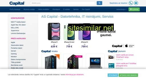capital.lv alternative sites