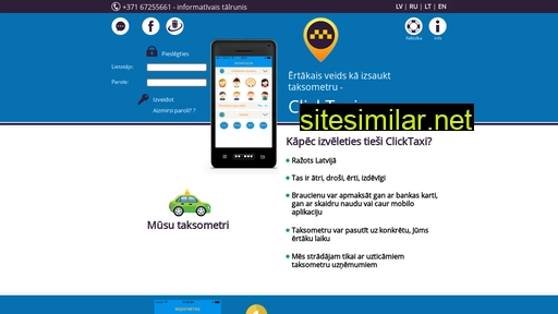 clicktaxi.lv alternative sites