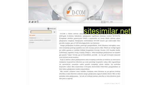 dcom.lv alternative sites