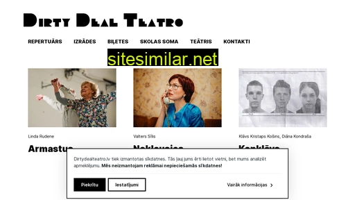 dirtydealteatro.lv alternative sites