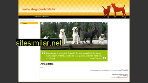 dogsandcats.lv alternative sites