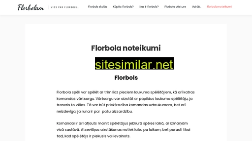 florbolam.lv alternative sites