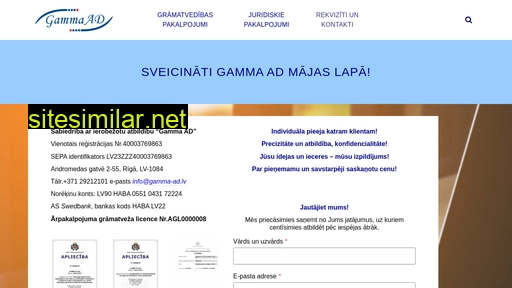 gamma-ad.lv alternative sites