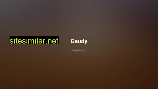 gaudy.lv alternative sites