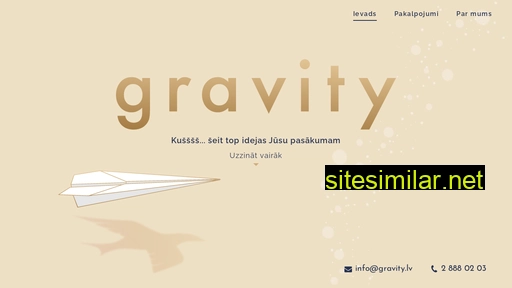 Gravity similar sites