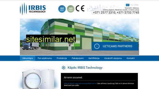 Irbis-technology similar sites