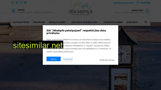 jekabpils-pakalpojumi.lv alternative sites