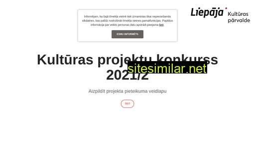 kulturasprojektukonkurss.lv alternative sites