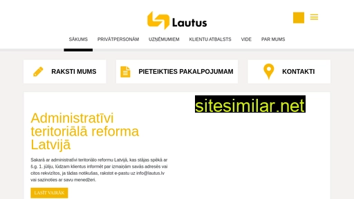 lautus.lv alternative sites