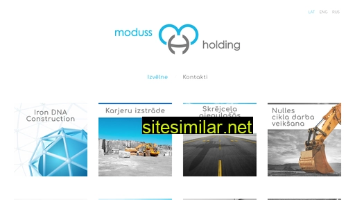 modussholding.lv alternative sites