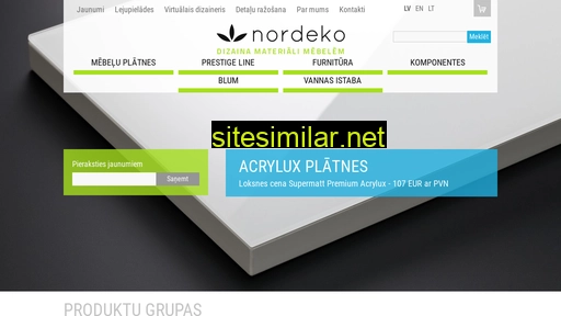 nordeko.lv alternative sites
