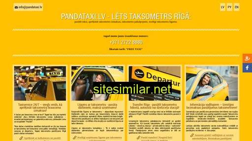 pandataxi.lv alternative sites
