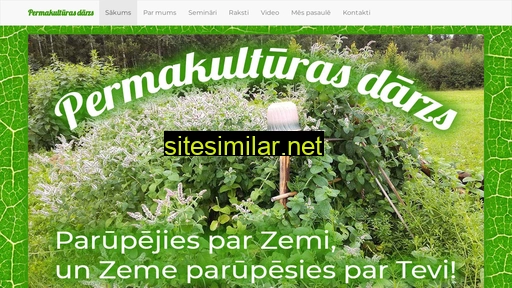 permakulturasdarzs.lv alternative sites
