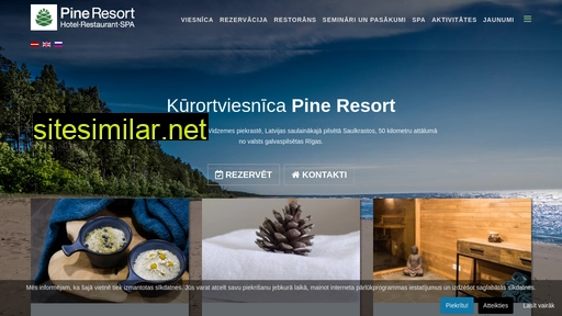 pineresort.lv alternative sites
