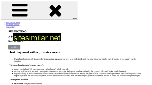 prostatecancer.lv alternative sites