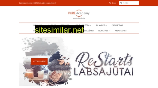 pureacademy.lv alternative sites