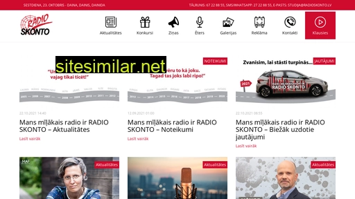 radioskonto.lv alternative sites