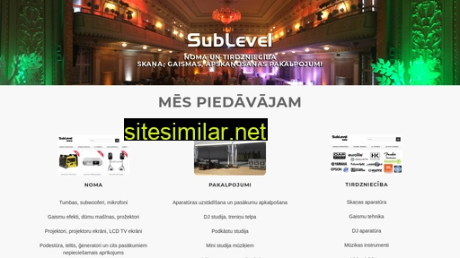 Sublevel similar sites