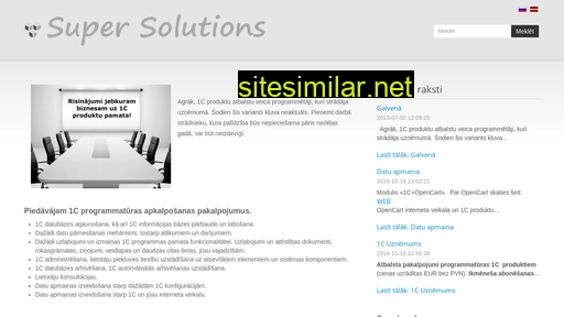 Supersolutions similar sites