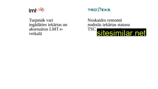 trodeks.lv alternative sites