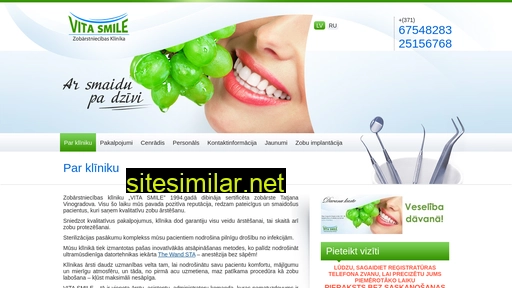 vitasmile.lv alternative sites