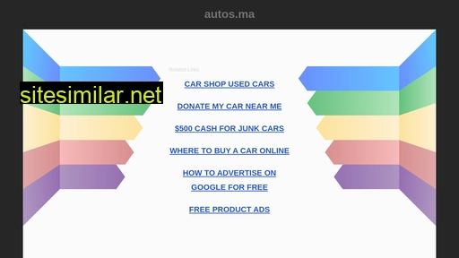 autos.ma alternative sites