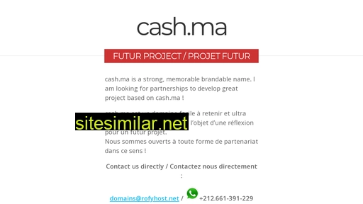 cash.ma alternative sites