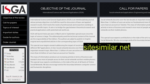 Journal-isga similar sites