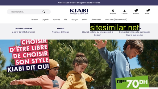 kiabi.ma alternative sites
