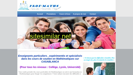 profmaths.ma alternative sites