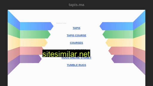 tapis.ma alternative sites