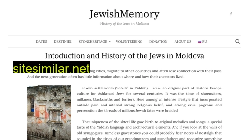 Jewishmemory similar sites