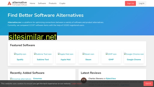 alternative.me alternative sites