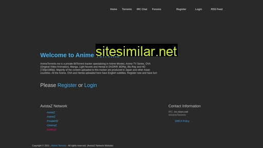 animetorrents.me alternative sites